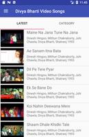 Divya Bharti Video Songs الملصق