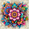 Mandala Coloring Book Adults APK