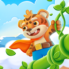 Jungle Town: games for kids آئیکن