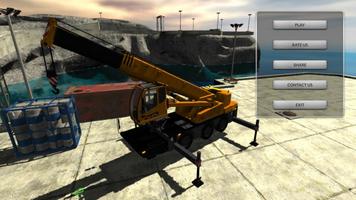 Crane Simulator & Truck Affiche