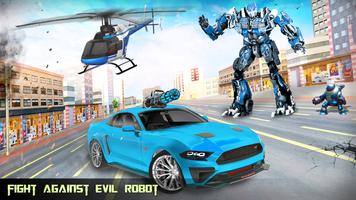 Robot Helicopter Gunship Strike 3D: Robot Games 3D Plakat