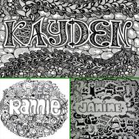 Desain Doodle Name Art screenshot 2