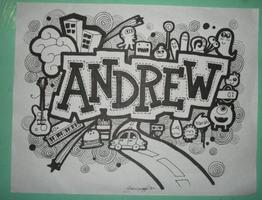 Doodle Art Name poster