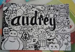 Doodle Art Name Design Ideas Affiche