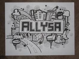 Ideas del diseño del nombre del arte del Doodle captura de pantalla 2