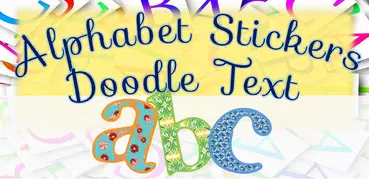 Alphabet stickers for Doodle T