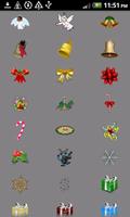 Christmas Stickers Doodle Text capture d'écran 1