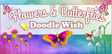 Flowers & bflies 4 Doodle Wish