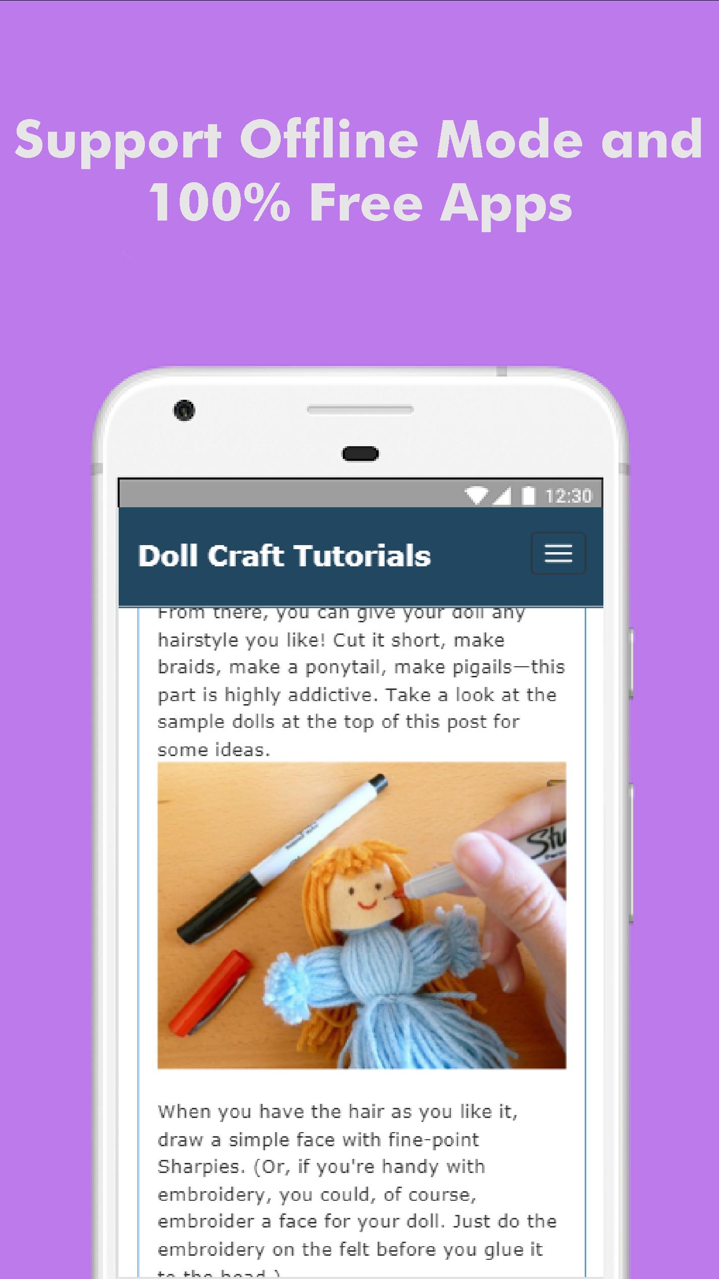 Easy Doll Craft Tutorial Step By Step Easy Offline For