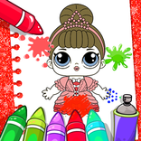 ”coloing dolls book