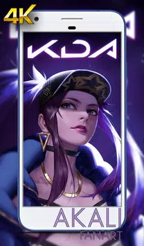 4 K Kda Fanart ユニークなhdの背景とロック画面 Apk Untuk Unduhan Android