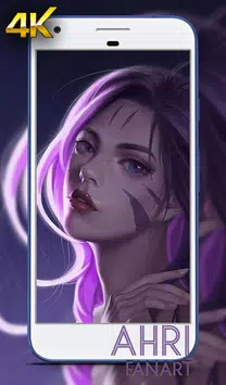 4 K Kda Fanart ユニークなhdの背景とロック画面 Apk Untuk Unduhan Android