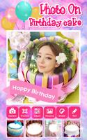 Photo On Birthday Cake App poster
