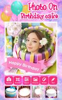 Photo On Birthday Cake App Affiche