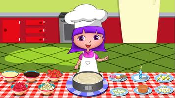 安娜的生日蛋糕麵包店- 親子模擬製作蛋糕遊戲年齡2+ 截圖 1