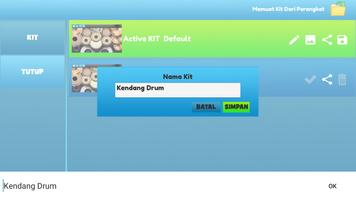Real Drum Kendang Kit captura de pantalla 2