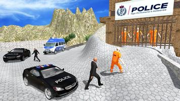 Police Van Hill Driving Games imagem de tela 1
