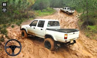 US Pickup Truck Offroad Driver Affiche