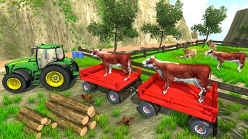 Indian Tractor Trolley Game 3D capture d'écran 1