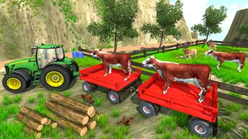 Indian Tractor Trolley Game 3D ảnh chụp màn hình 1