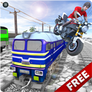 Stunt Bike vs Speed Train Game APK