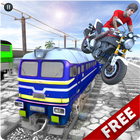 Stunt Bike vs Speed Train Game icon
