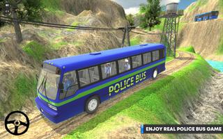 Police Bus Coach Drive Game 3D ảnh chụp màn hình 2