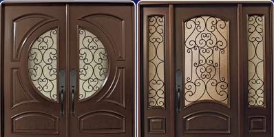 2 Schermata doppia porta in legno
