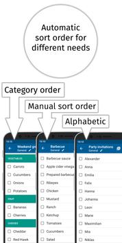 Shopping list — Lister 截图 3