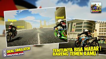 Real Drag Simulator Indonesia capture d'écran 2