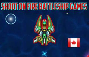 Shoot On Fire Battleship Games Affiche