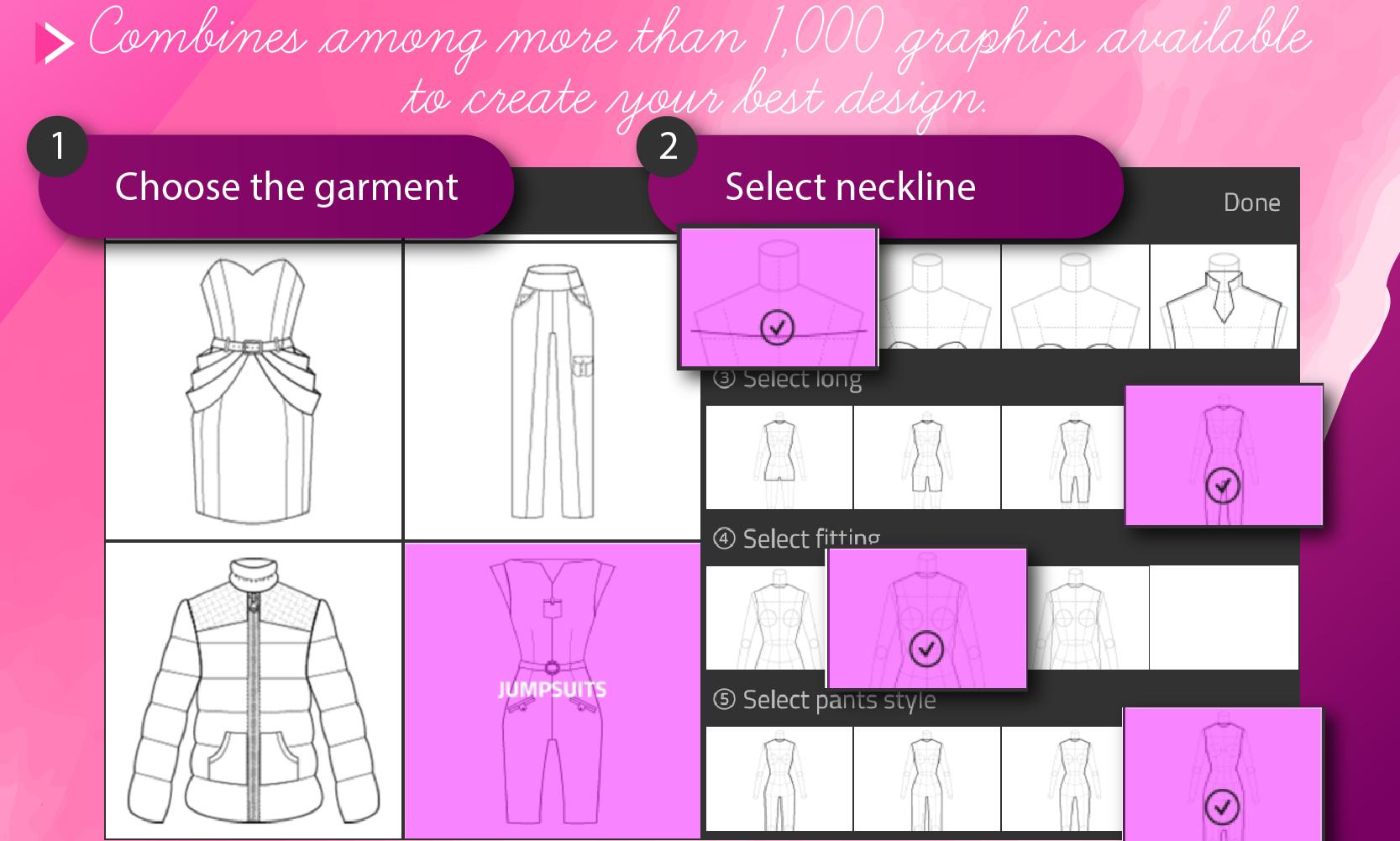 Fashion Design Flat Sketch for Android - APK Download