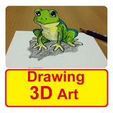 Drawing 3D Art on Paper icône