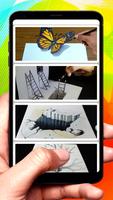 برنامه‌نما Drawing 3D Art on Paper عکس از صفحه