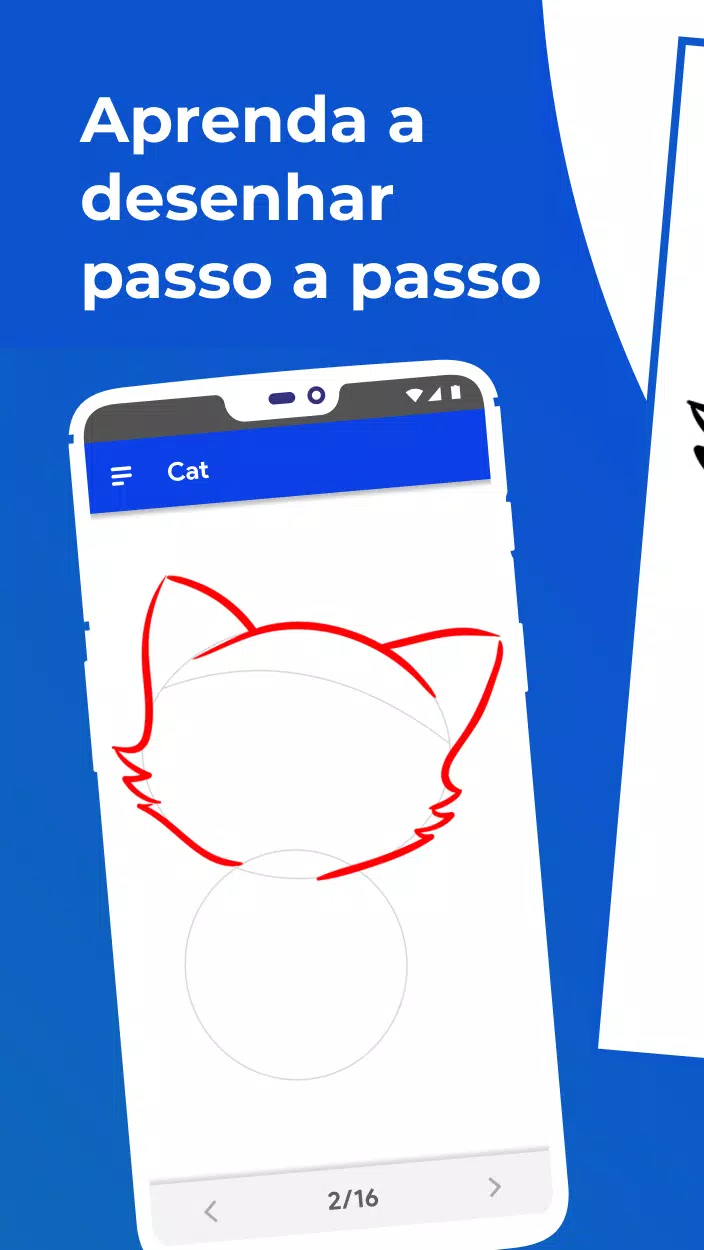 Como Desenhar Um Gato Fofo e Facil Passo a Passo Kawaii