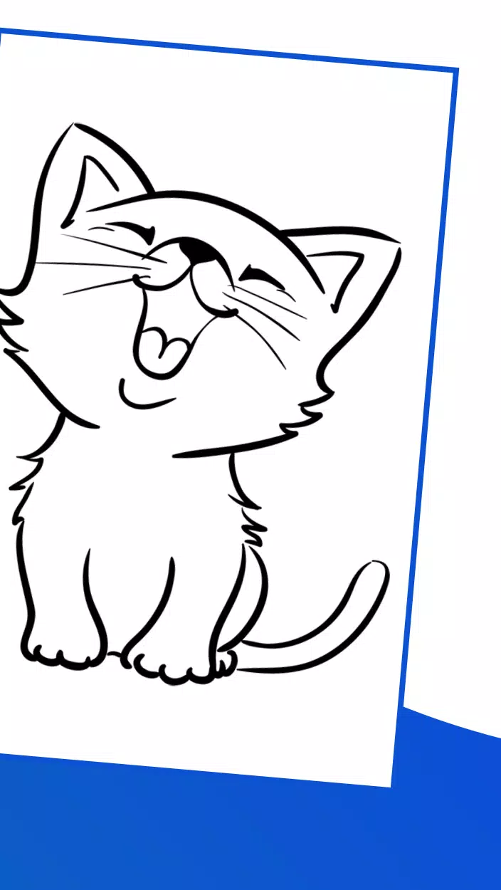 Como desenhar um gato kawaii com lápis - Desenhos para desenhar