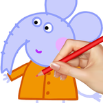 Cách vẽ lợn Peppa icon