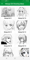 Drawing Manga Girl Ideas Affiche