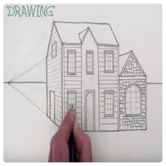 Dibujo de casa moderna paso a
