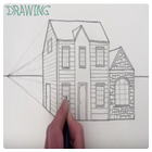desenho de casa moderna passo  ícone