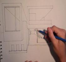 Drawing Modern House Step By S اسکرین شاٹ 1