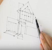 Drawing Modern House Step By S اسکرین شاٹ 2