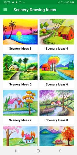 Best Drawing Scenery Ideaså®åä¸è½½ å®åçapk åè´¹ä¸è½½ It walks you through the entire process of creating a digital portrait from the basic sketch to the final details. best drawing scenery ideaså®åä¸è½½ å®å