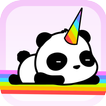Super Combo Panda :Rainbow Unicorn
