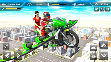 Flying Bike Real Simulator screenshot 1