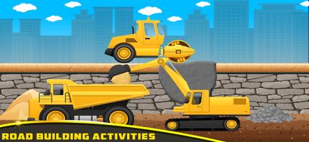 Jeux de camions construction Affiche