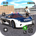 Polizeiauto Cop Real Simulator Zeichen