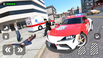 Police Car Cop Real Simulator ảnh chụp màn hình 2