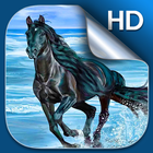 Horses Live Wallpaper HD icon