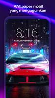 Neon Mobil Wallpaper Hidup screenshot 1